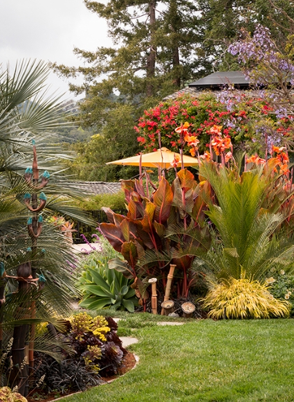 layout tropical garden design