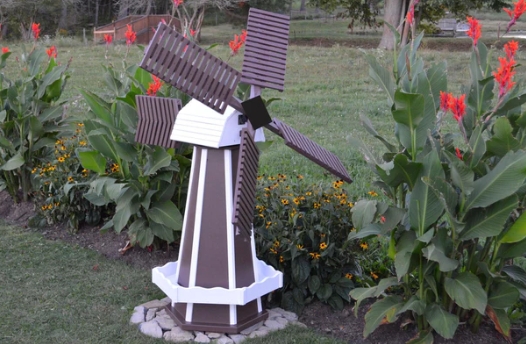 windmill garden ornament