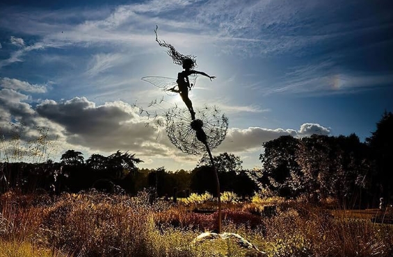 fairy steel garden sculptures