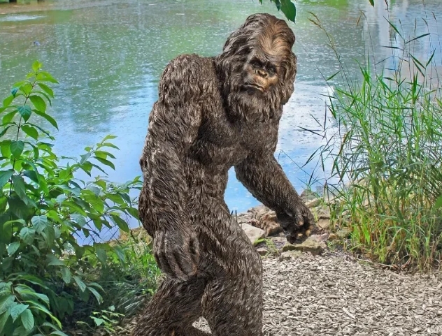 bigfoot yard art