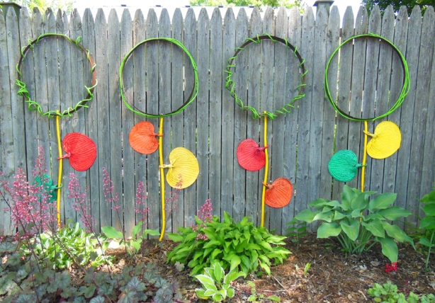 garden fence art