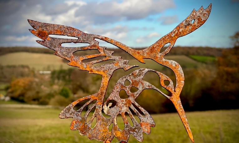 metal bird sculptures for the garden