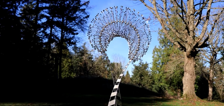 kinetic wind art