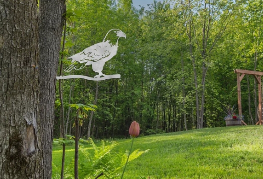 metal bird art for garden