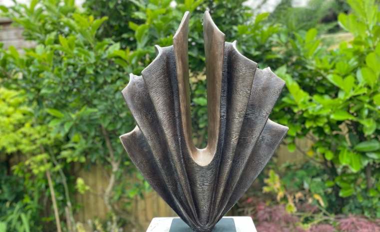 abstract garden sculpture