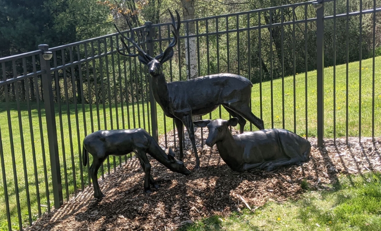 deer garden ornaments