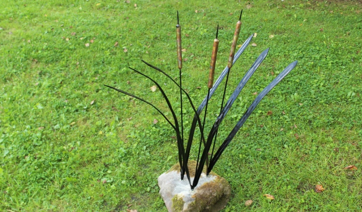 outdoor metal garden art