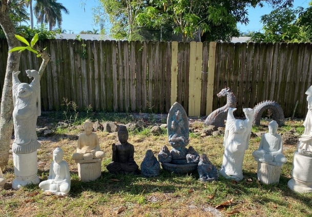 concrete yard art near me