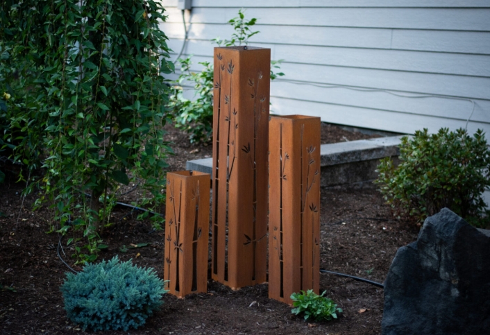 yard art planters