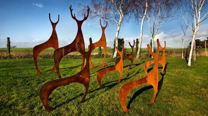 metal artwork for garden