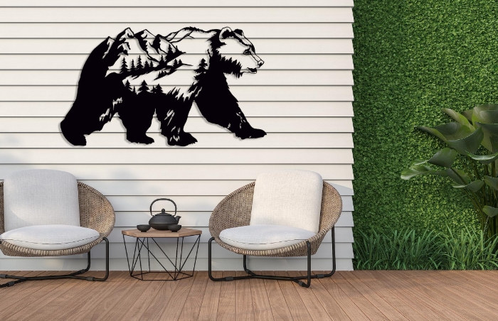 unique outdoor wall art