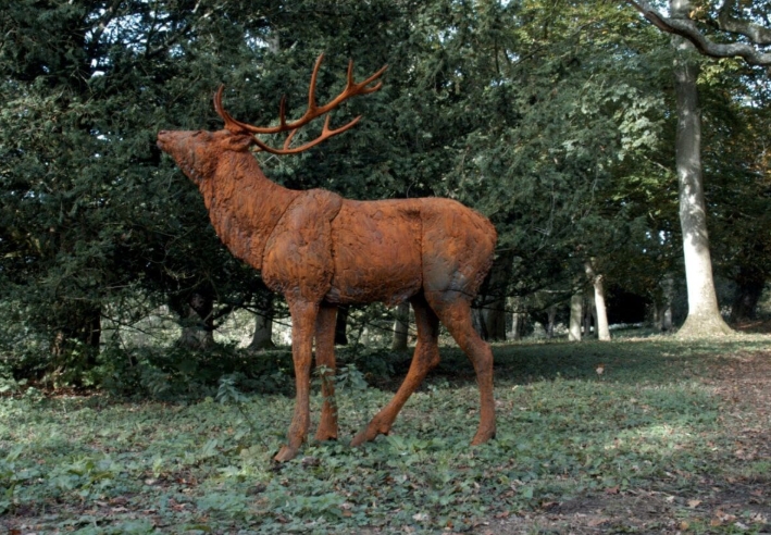 cast iron sculpture