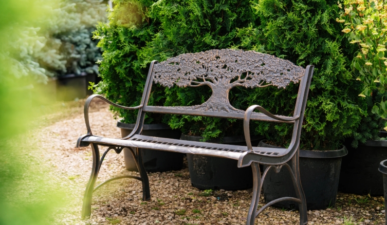 cast iron garden decor