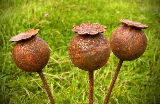 poppy garden ornaments