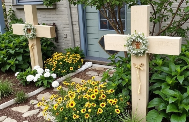 christian garden decor