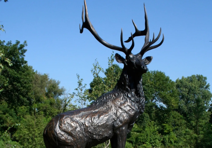 elk garden sculpture