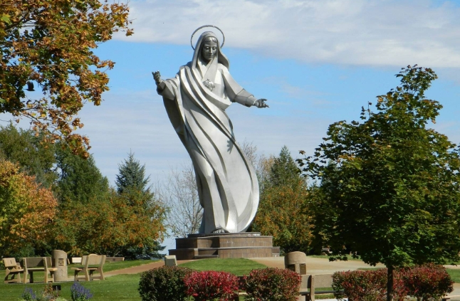 jesus statue for garden