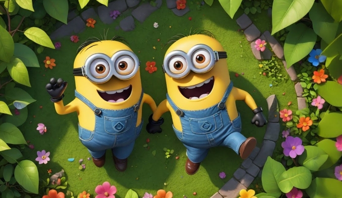 minion garden statue