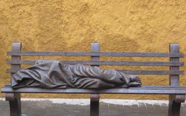 sleeping jesus statue