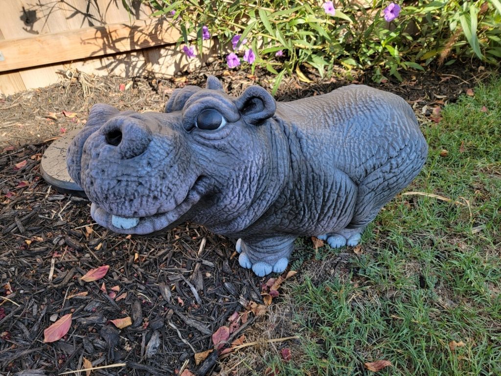 Hippo Garden Ornament