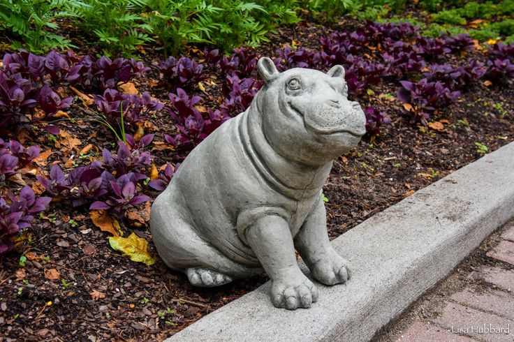 Hippo Garden Ornament