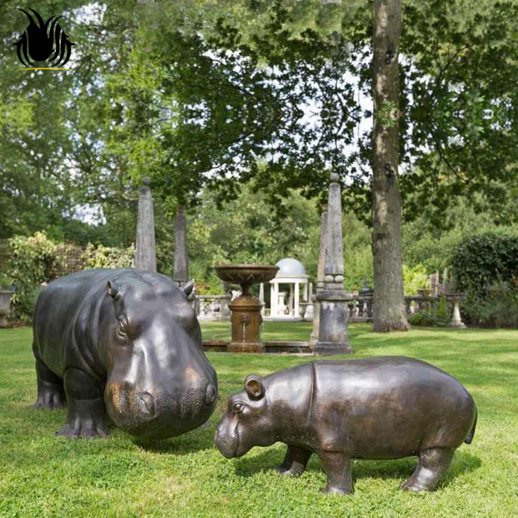 Hippo Garden Ornament